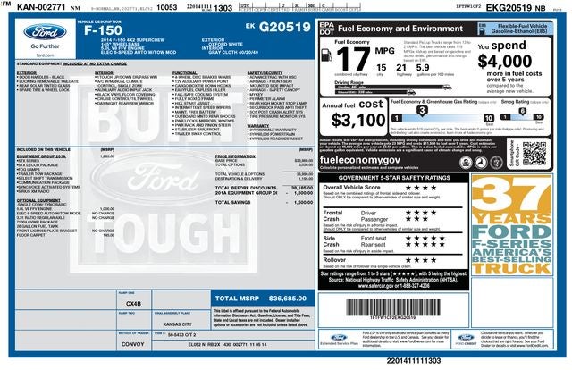 2014 Ford F-150 FX2