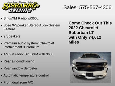 2022 Chevrolet Suburban 2WD LT