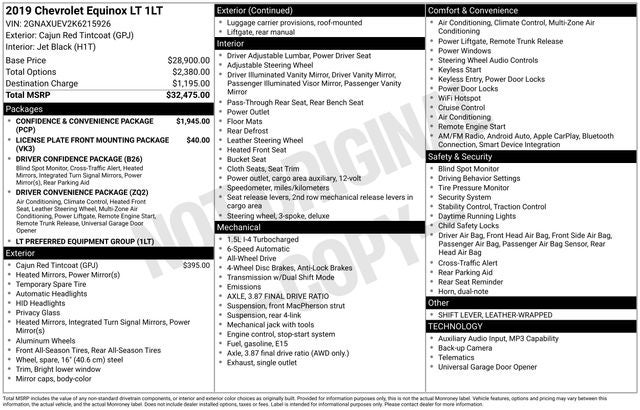 2019 Chevrolet Equinox LT
