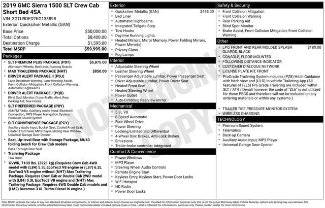 2019 GMC Sierra 1500 SLT