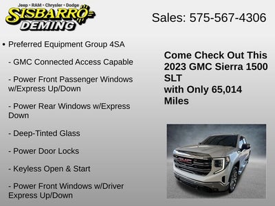 2023 GMC Sierra 1500 4WD Crew Cab Short Box SLT