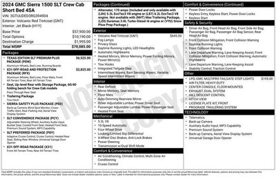 2024 GMC Sierra 1500 4WD Crew Cab Short Box SLT