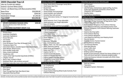 2025 Chevrolet Trax FWD LS