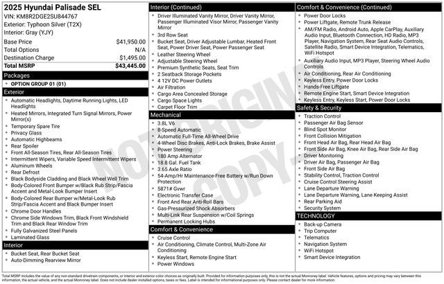2025 Hyundai Palisade SEL